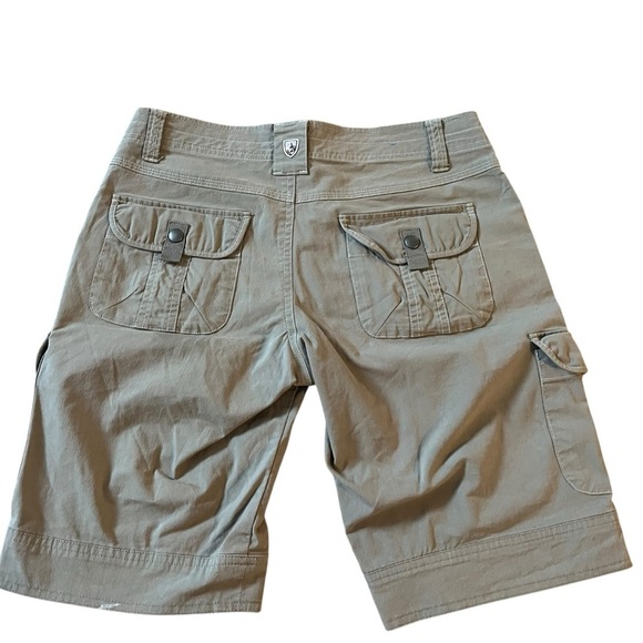 KÜHL Women’s Size 4 Outdoor Cargo Shorts Tan Trail Utility Hiking Adventure Wear - Picture 10 of 15